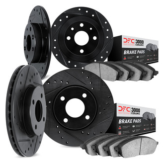 DFC® - PRO-KIT 3000 Drilled and Slotted Front and Rear Brake Kit