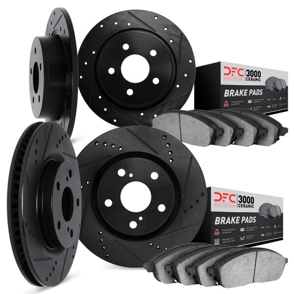 DFC® - PRO-KIT 3000 Drilled and Slotted Front and Rear Brake Kit