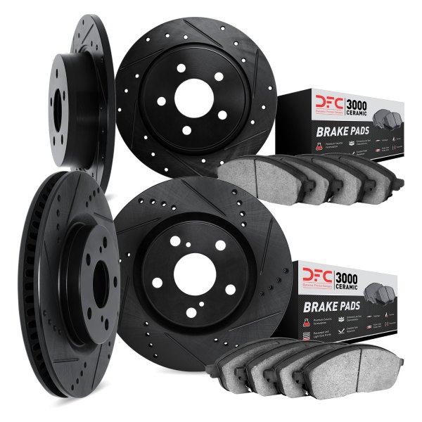 DFC® - PRO-KIT 3000 Drilled and Slotted Front and Rear Brake Kit