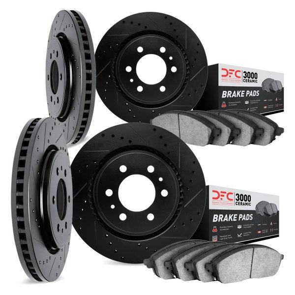 DFC® - PRO-KIT 3000 Drilled and Slotted Front and Rear Brake Kit