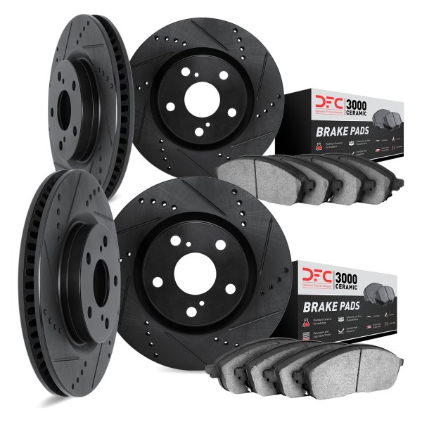 DFC® - PRO-KIT 3000 Drilled and Slotted Front and Rear Brake Kit