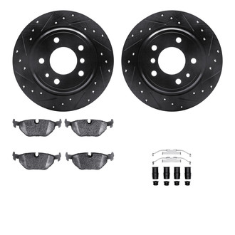 DFC® - PRO-KIT 3000+ Drilled and Slotted Rear Brake Kit