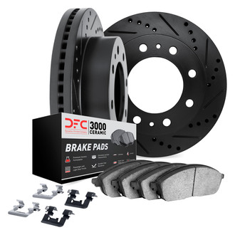 DFC® - PRO-KIT 3000+ Drilled and Slotted Front Brake Kit