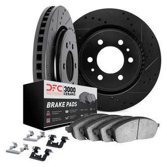 DFC® - PRO-KIT 3000+ Drilled and Slotted Front Brake Kit