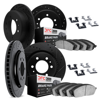 DFC® - PRO-KIT 3000 Drilled and Slotted Brake Kit