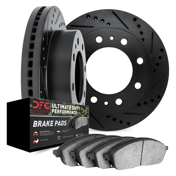 DFC® - Drilled and Slotted Rear Brake Kit with Ultimate Duty Performance Brake Pads