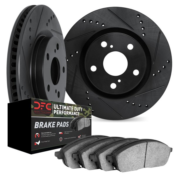 DFC® - Drilled and Slotted Front Brake Kit with Ultimate Duty Performance Brake Pads