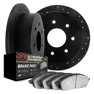 DFC® - Drilled and Slotted Rear Brake Kit with Ultimate Duty Performance Brake Pads
