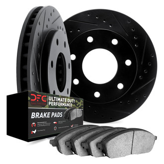 DFC® - Drilled and Slotted Front Brake Kit with Ultimate Duty Performance Brake Pads