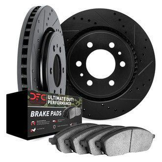 DFC® - Drilled and Slotted Rear Brake Kit with Ultimate Duty Performance Brake Pads
