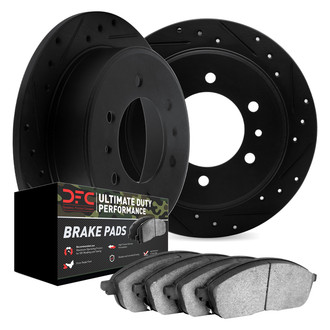 DFC® - Drilled and Slotted Rear Brake Kit with Ultimate Duty Performance Brake Pads