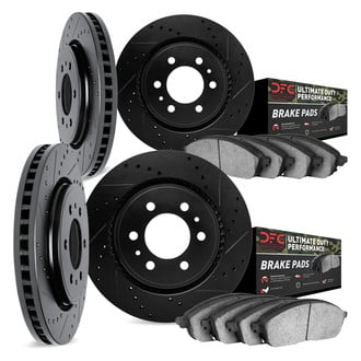 DFC® - Drilled and Slotted Front and Rear Brake Kit with Ultimate Duty Performance Brake Pads