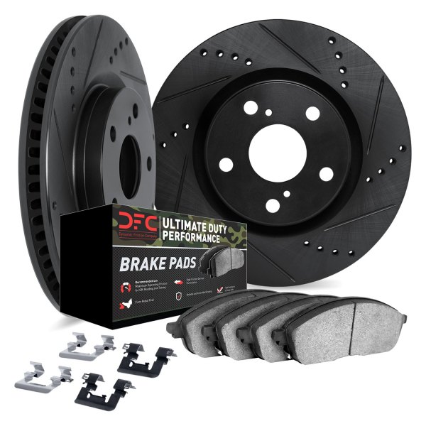 DFC® - Drilled and Slotted Front Brake Kit with Ultimate Duty Performance Brake Pads