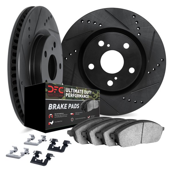 DFC® - Drilled and Slotted Rear Brake Kit with Ultimate Duty Performance Brake Pads