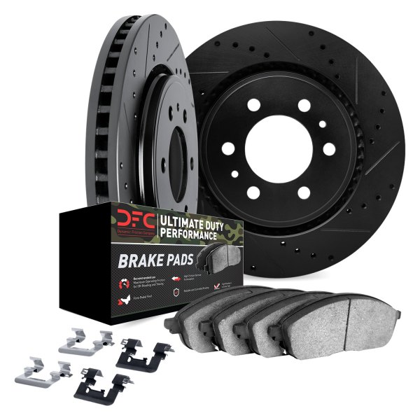 DFC® - Drilled and Slotted Front Brake Kit with Ultimate Duty Performance Brake Pads