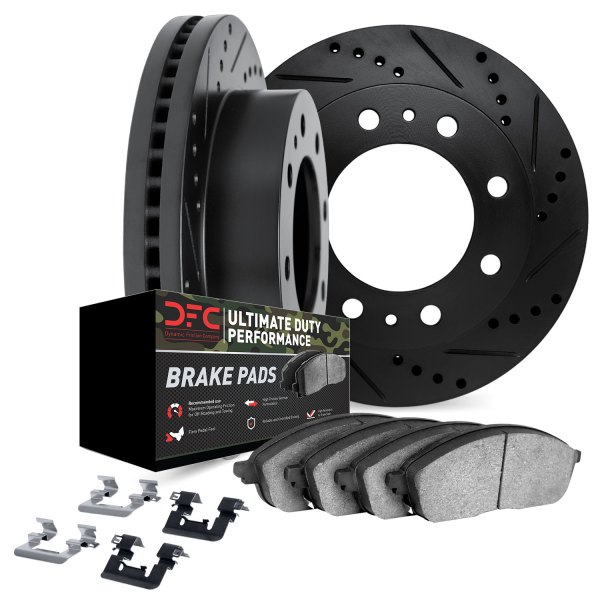 DFC® - Drilled and Slotted Front Brake Kit with Ultimate Duty Performance Brake Pads