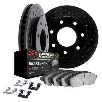 DFC® - Drilled and Slotted Front Brake Kit with Ultimate Duty Performance Brake Pads