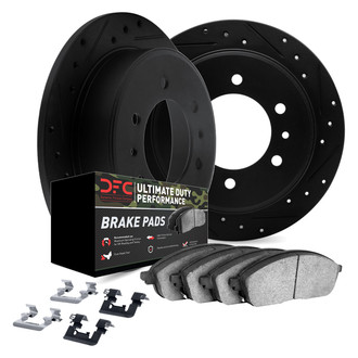 DFC® - Drilled and Slotted Front Brake Kit with Ultimate Duty Performance Brake Pads