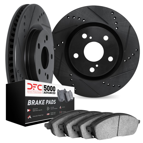 DFC® - PRO-KIT 5000 Drilled and Slotted Front Brake Kit