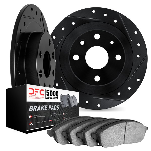 DFC® - PRO-KIT 5000 Drilled and Slotted Front Brake Kit
