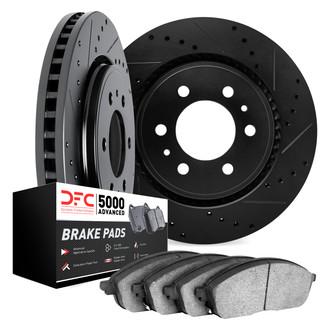 DFC® - PRO-KIT 5000 Drilled and Slotted Rear Brake Kit