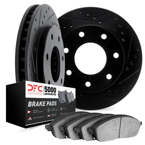 DFC® - PRO-KIT 5000 Drilled and Slotted Front Brake Kit