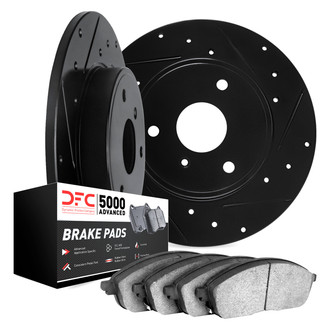 DFC® - PRO-KIT 5000 Drilled and Slotted Front Brake Kit