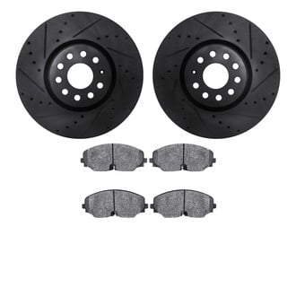 DFC® - PRO-KIT 5000 Drilled and Slotted Front Brake Kit