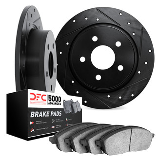 DFC® - PRO-KIT 5000 Drilled and Slotted Front Brake Kit