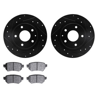 DFC® - PRO-KIT 5000 Drilled and Slotted Rear Brake Kit