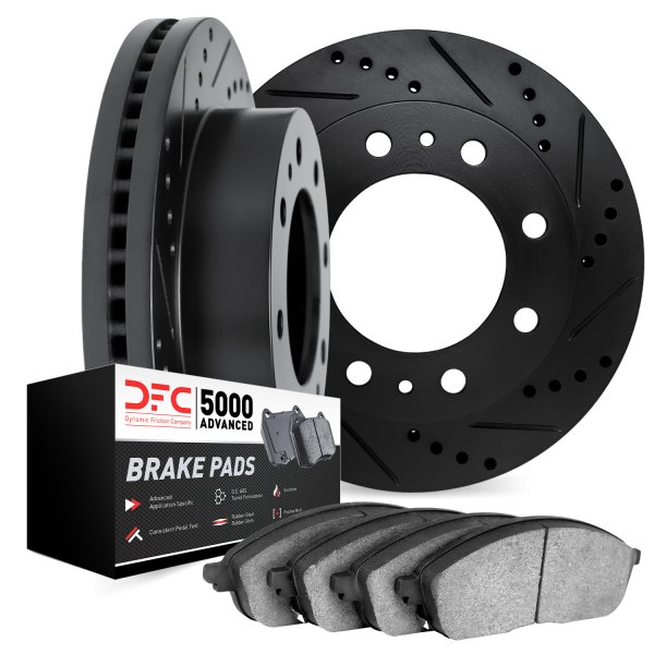 DFC® - PRO-KIT 5000 Drilled and Slotted Front Brake Kit