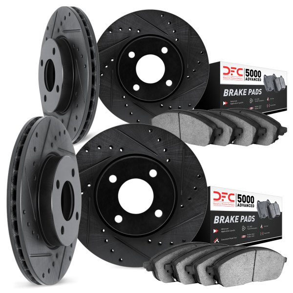 DFC® - PRO-KIT 5000 Drilled and Slotted Front and Rear Brake Kit