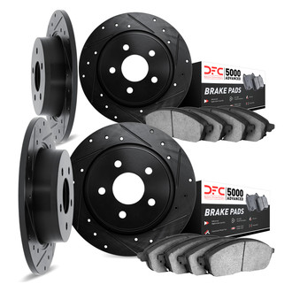 DFC® - PRO-KIT 5000 Drilled and Slotted Front and Rear Brake Kit