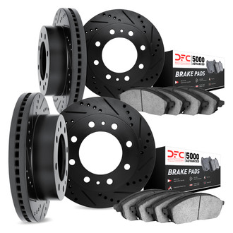 DFC® - PRO-KIT 5000 Drilled and Slotted Front and Rear Brake Kit