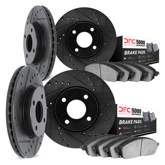 DFC® - PRO-KIT 5000 Drilled and Slotted Front and Rear Brake Kit