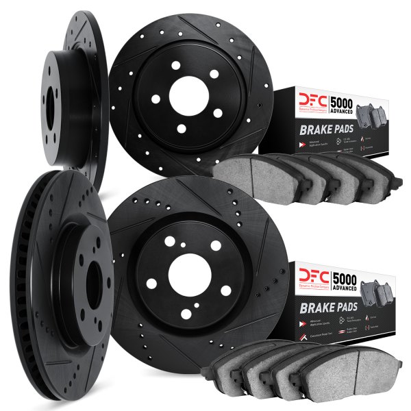 DFC® - PRO-KIT 5000 Drilled and Slotted Front and Rear Brake Kit