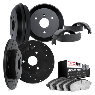 DFC® - PRO-KIT 5000 Drilled and Slotted Front and Rear Brake Kit