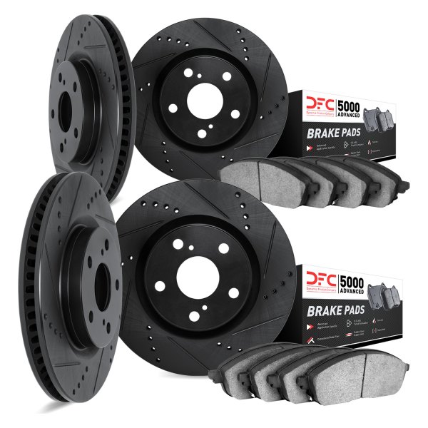 DFC® - PRO-KIT 5000 Drilled and Slotted Front and Rear Brake Kit