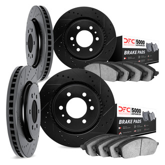 DFC® - PRO-KIT 5000 Drilled and Slotted Front and Rear Brake Kit
