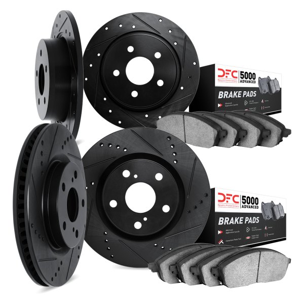 DFC® - PRO-KIT 5000 Drilled and Slotted Front and Rear Brake Kit