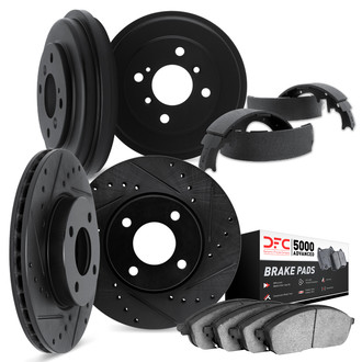 DFC® - PRO-KIT 5000 Drilled and Slotted Front and Rear Brake Kit