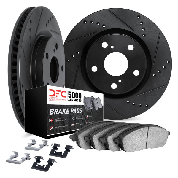 DFC® - PRO-KIT 5000+ Drilled and Slotted Front Brake Kit