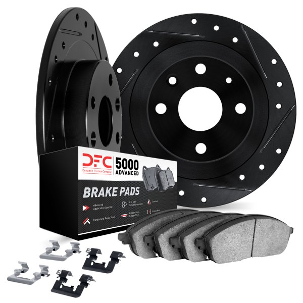 DFC® - PRO-KIT 5000+ Drilled and Slotted Front Brake Kit