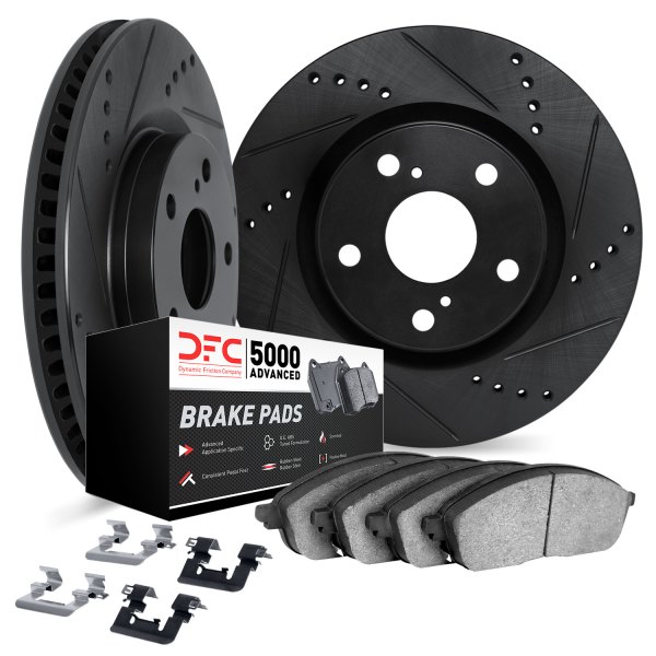 DFC® - PRO-KIT 5000+ Drilled and Slotted Front Brake Kit