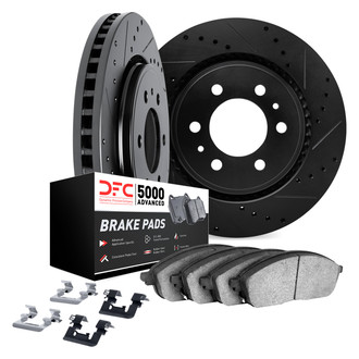DFC® - PRO-KIT 5000+ Drilled and Slotted Front Brake Kit