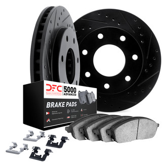 DFC® - PRO-KIT 5000+ Drilled and Slotted Front Brake Kit