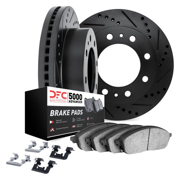 DFC® - PRO-KIT 5000+ Drilled and Slotted Rear Brake Kit