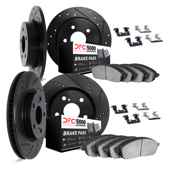 DFC® - PRO-KIT 5000 Drilled and Slotted Brake Kit
