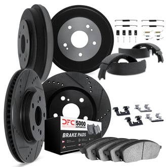 DFC® - PRO-KIT 5000+ Drilled and Slotted Front and Rear Brake Kit