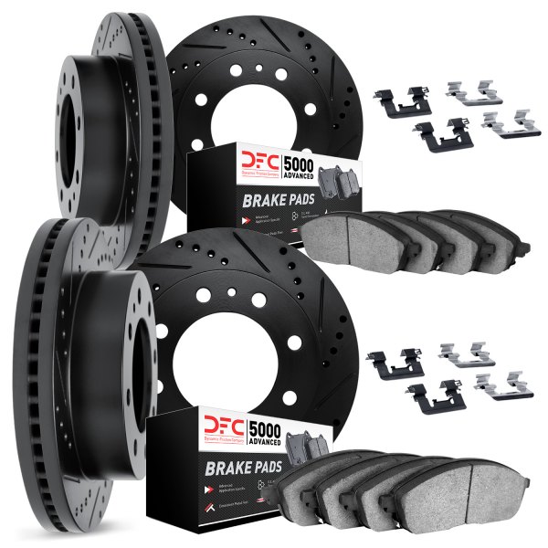 DFC® - PRO-KIT 5000+ Drilled and Slotted Front and Rear Brake Kit